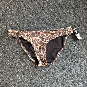 Natural Beach Cheetah Swimsuit Bottoms New Women’s Size XS Bar lll